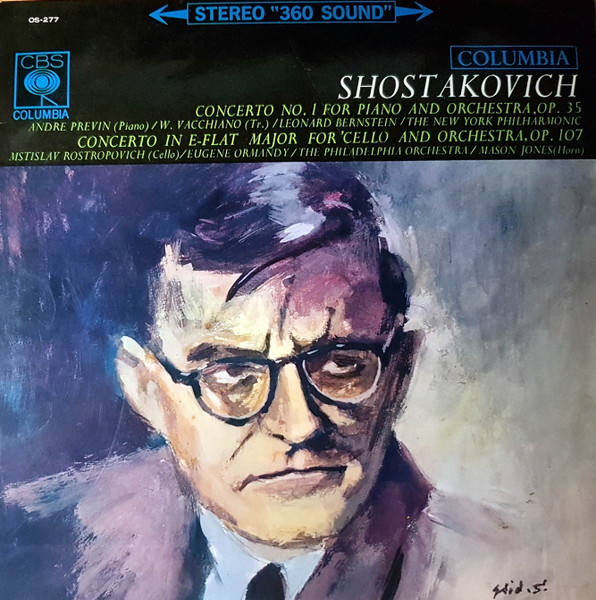 Concerto No. 1 For Piano And Orchestra, Op. 35 / Concerto In E-Flat Major For 'Cello And Orchestra, Op. 107