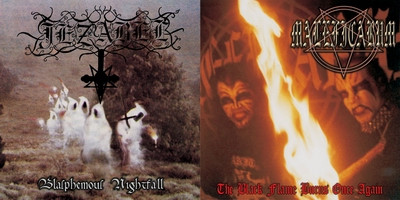 The Black Flame Burns Once Again / Blasphemous Nightfall