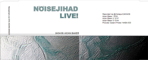 Noisejihad Live 019: Aidan Baker