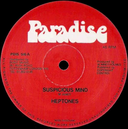 Suspicious Minds / Crystal Blue Persuation