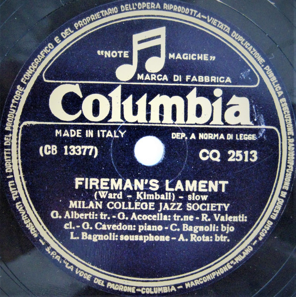 Tiger Rag / Fireman's Lament