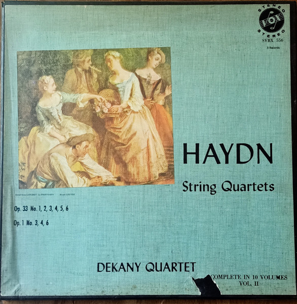String Quartets Vol. II - Op. 33, No. 1, 2, 3, 4, 5, 6 / Op. 1 No. 3, 4, 6