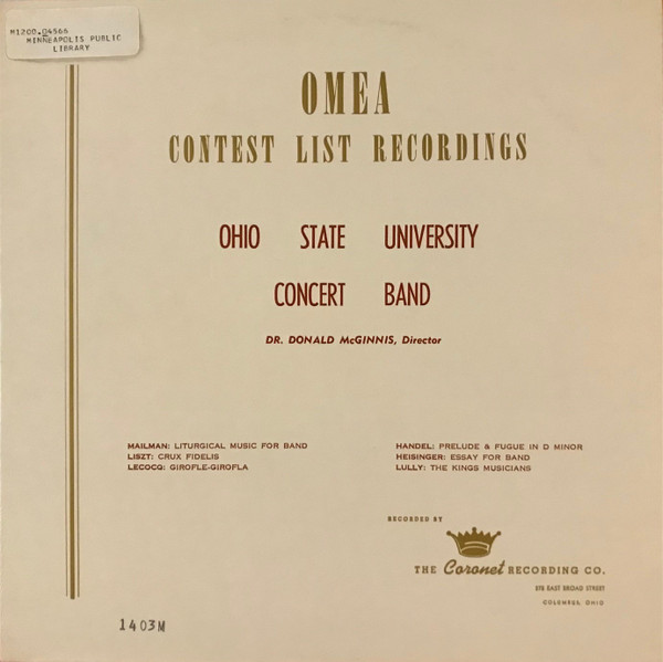 OMEA Contest List Recordings