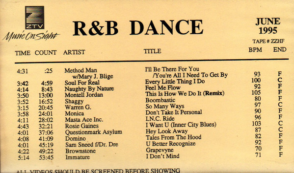 R&B Dance (June 1995)