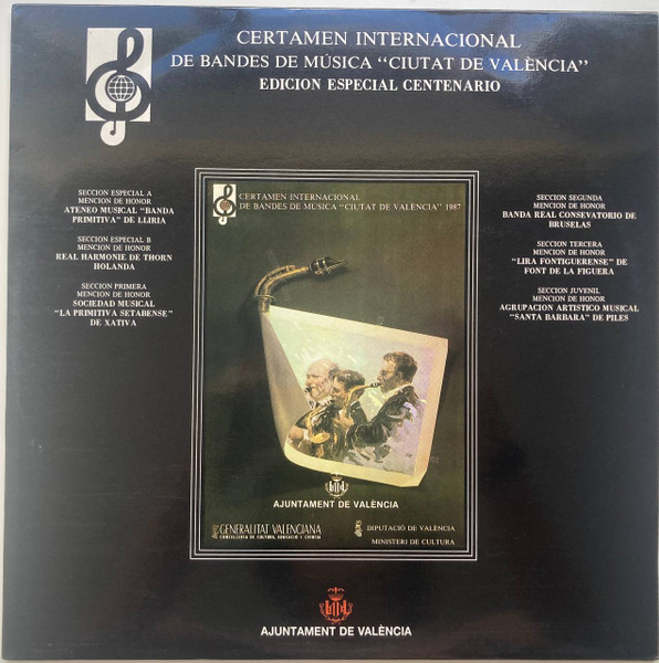 Certamen Internacional De Bandes De Música "Ciutat De València" - Edición Especial Centenario