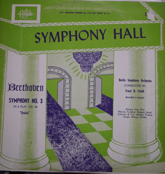Beethoven Symphony No. 3 In E Flat Op. 55 "Eroica"