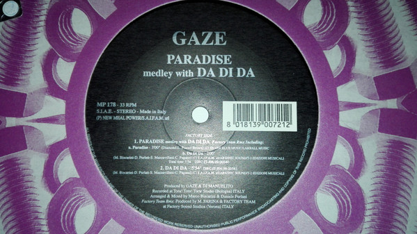 Paradise Medley With Da Di Da