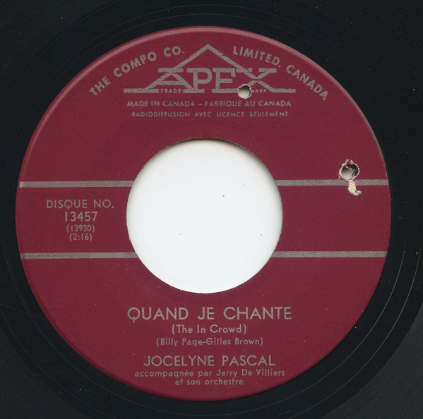 Quand Je Chante (The In Crowd)