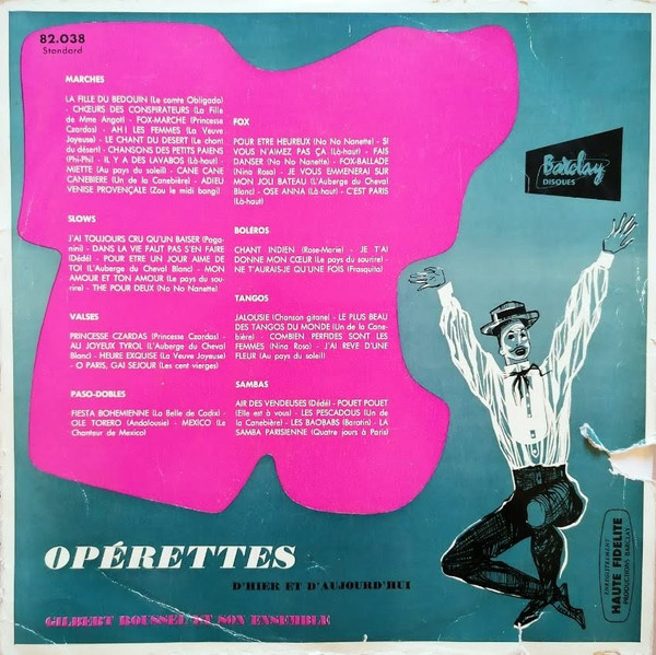 Opérettes D'Hier Et D'Aujourd'hui
