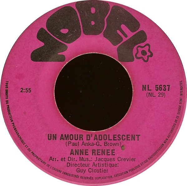 Un Amour D'Adolescent / Toi Et Moi
