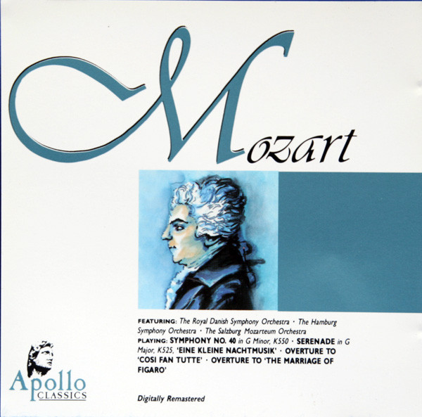 Symphony No.40, Serenade In G Major - "Eine Kleine Nachtmusik", Overtures To Cosi Fan Tutte, Marriage Of Figaro