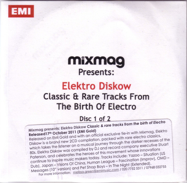Elektro Diskow (Classic & Rare Tracks From The Birth Of Electro)