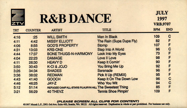 R&B Dance (July 1997)