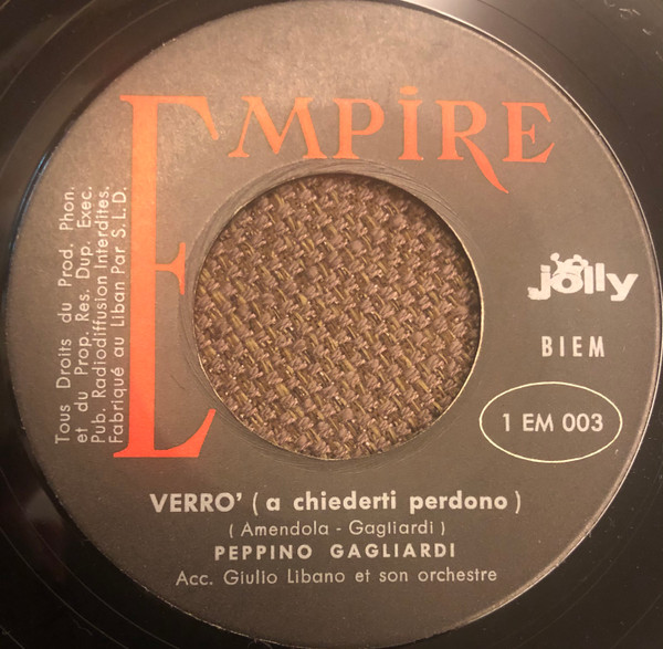 Verrò (A Chiederti Perdono) / Frutto Di Mare