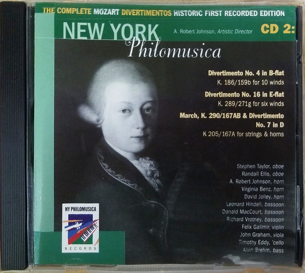 The Complete Mozart Divertimentos CD 2