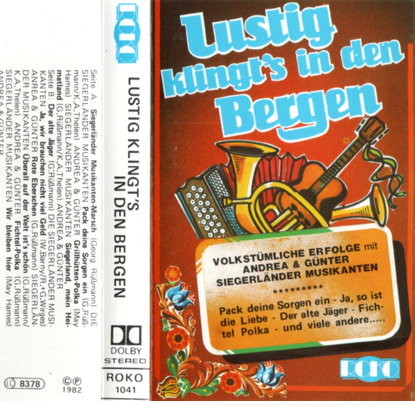 Lustig Klingt's In Den Bergen - Volkstümliche Erfolge Mit Andrea & Günter Siegerländer Musikanten