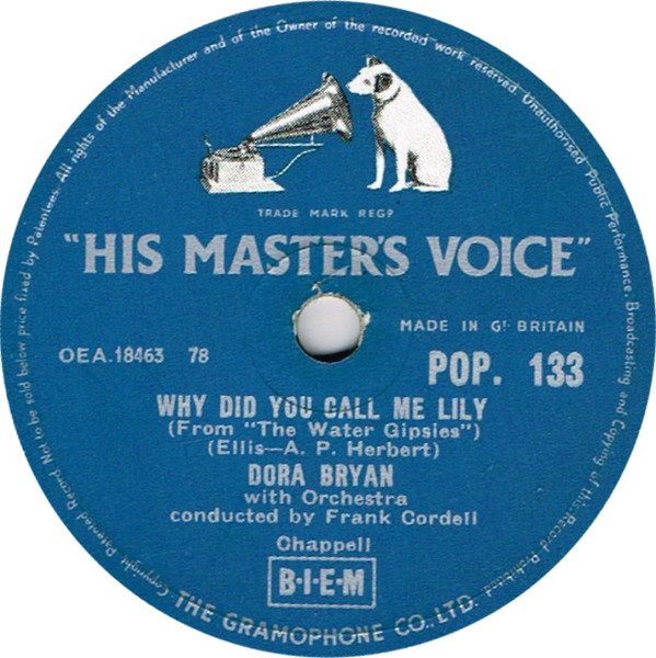 Why Did You Call Me Lily / You Never Know With Men