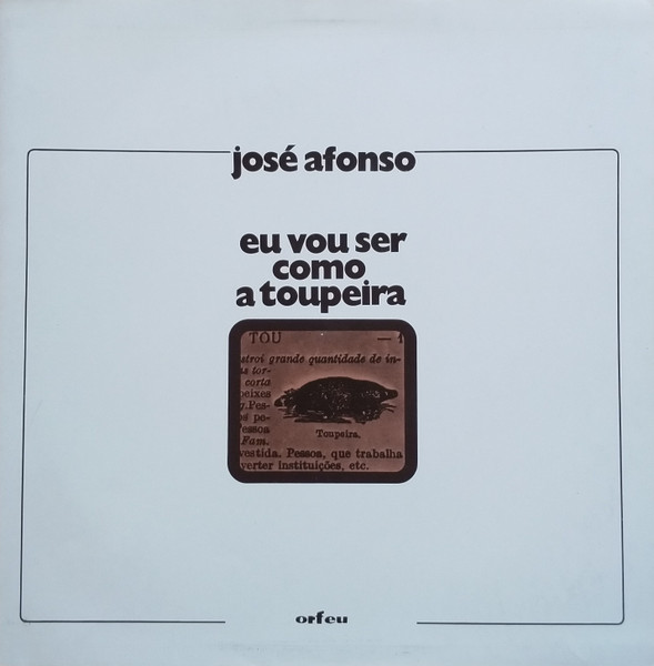 Eu Vou Ser Como A Toupeira
