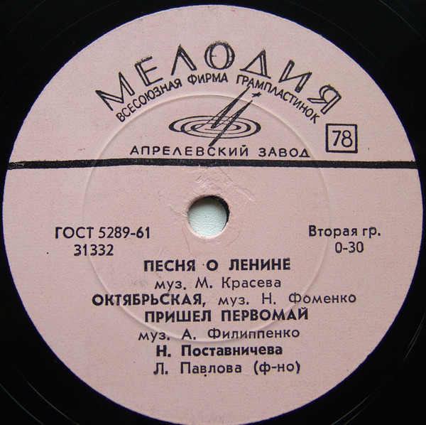 Песня О Ленине