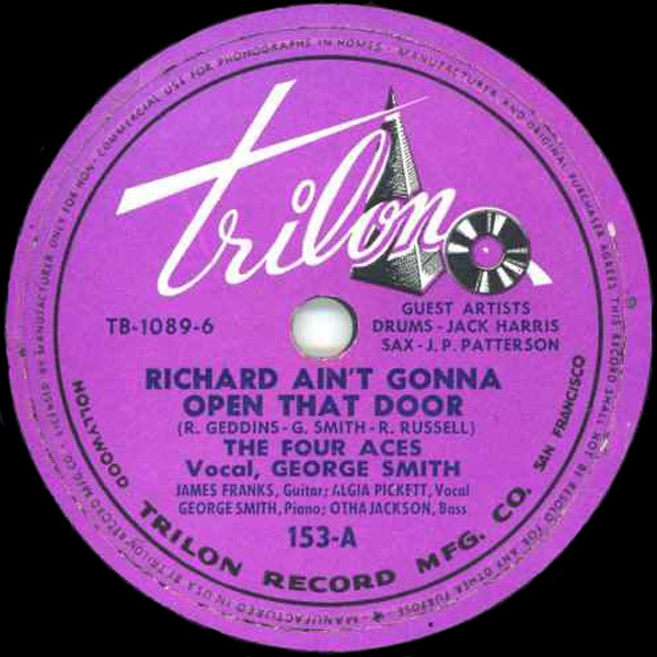 Richard Ain't Gonna Open That Door / Richard's Jam