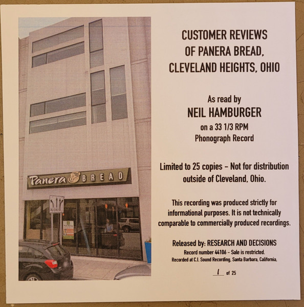 Customer Reviews of Panera Bread, Cleveland Heights, Ohio