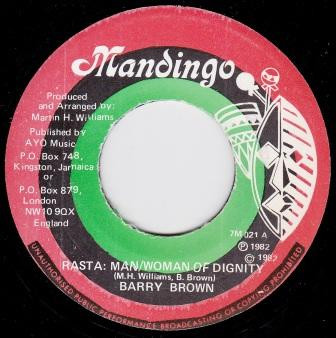 Rasta: Man / Woman Of Dignity / You Could A Deal