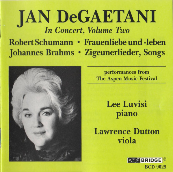 In Concert, Volume Two