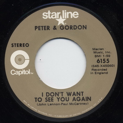 I Don't Want To See You Again / Woman