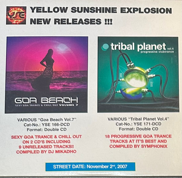 Yellow Sunshine Explosion New Releases!!!