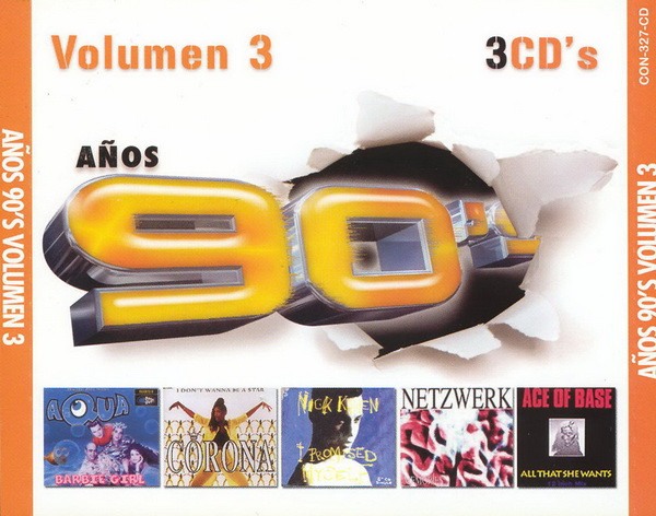 Años 90's - El Mejor Album De Los 90's Vol. 3