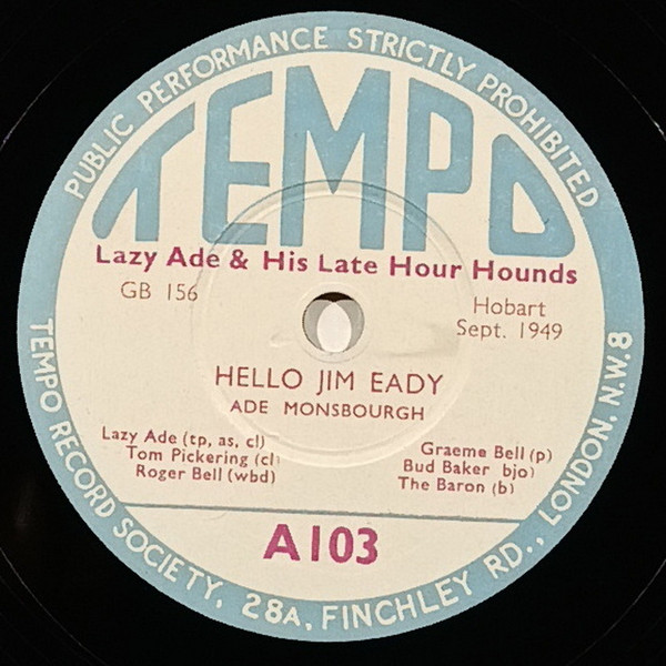 Hello Jim Eady / Tell The Boys You Saw Me 