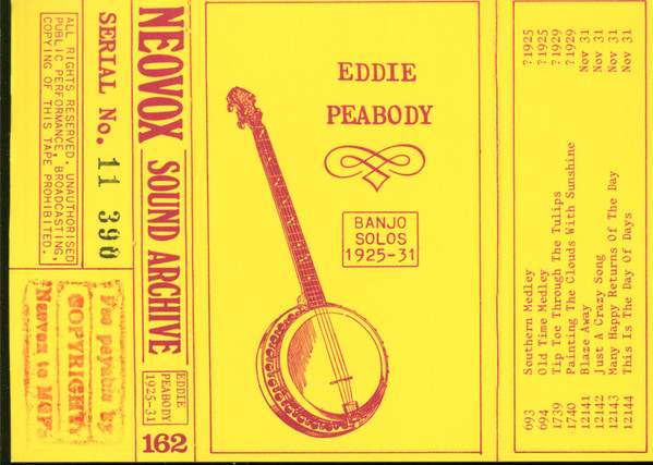 Banjo Solos 1925-1931