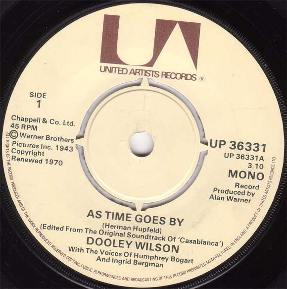 As Time Goes By / I'll String Along With You