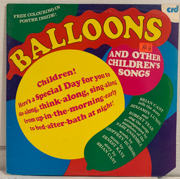 Balloons And Other Children’s Songs 
