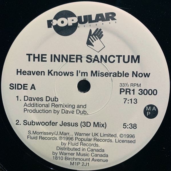 Heaven Knows I'm Miserable Now