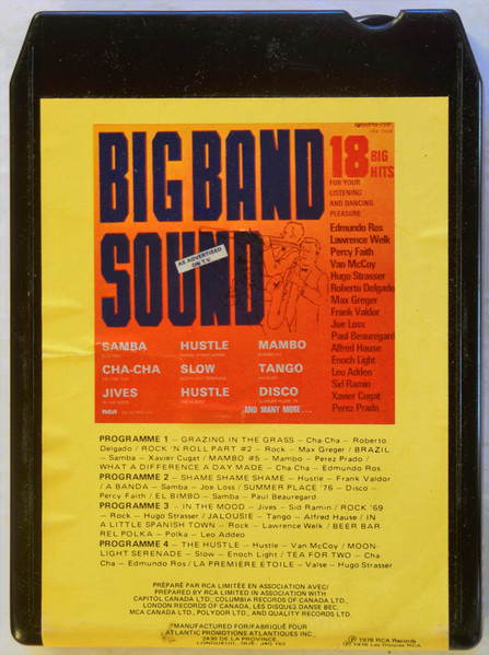 Big Band Sound 18 Big Hits For Your Listening And Dancing Pleasure