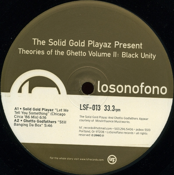 Theories Of The Ghetto Volume II: Black Unity