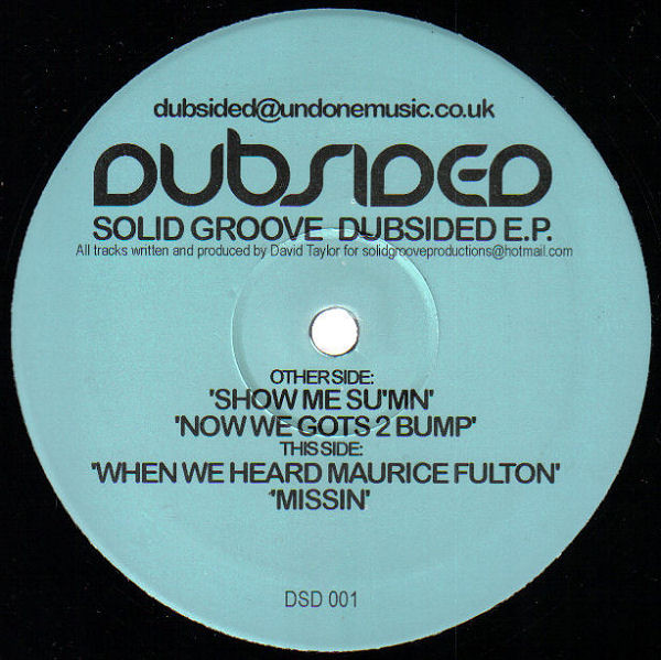 Solid Groove Dubsided E.P.