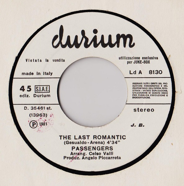 The Last Romantic / Back To The 60's