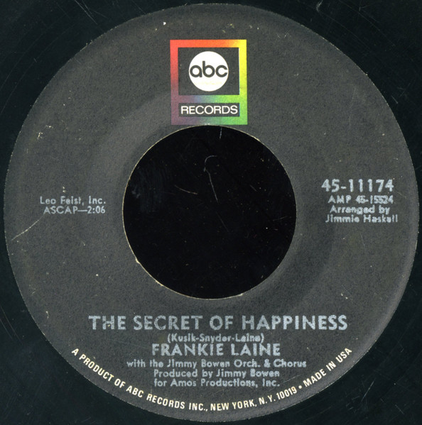 The Secret Of Happiness / You Gave Me A Mountain