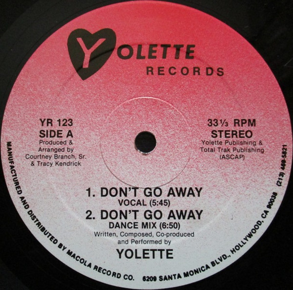 Don't Go Away