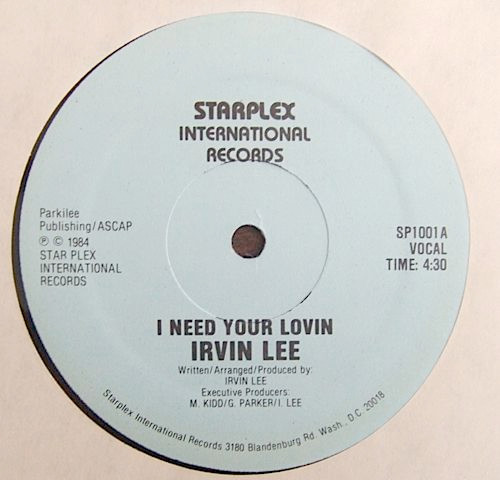 I Need Your Lovin