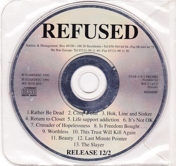 Songs To Fan The Flames Of Discontent