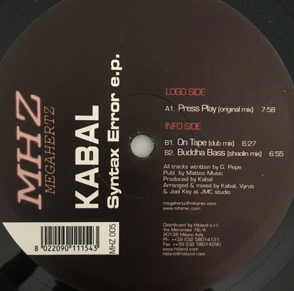 Syntax Error EP