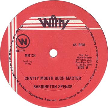 Chatty Mouth Bush Master / Must Get It