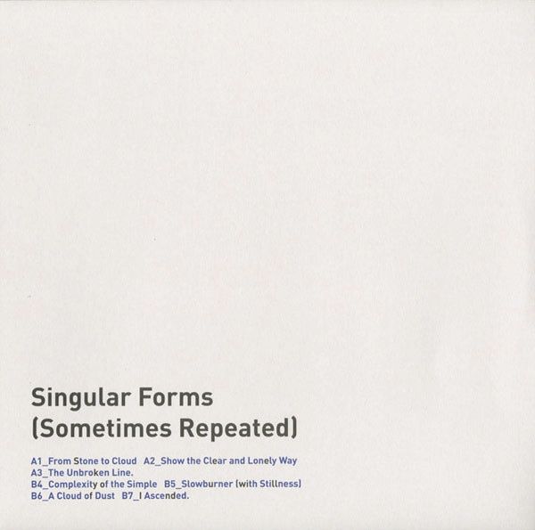 Singular Forms (Sometimes Repeated)