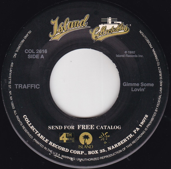 Gimme Some Lovin' / Dear Mr. Fantasy