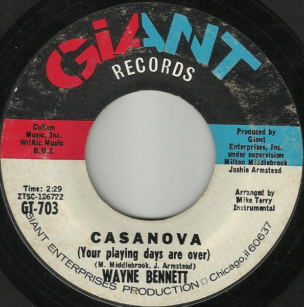 Casanova (Your Playing Days Are Over)