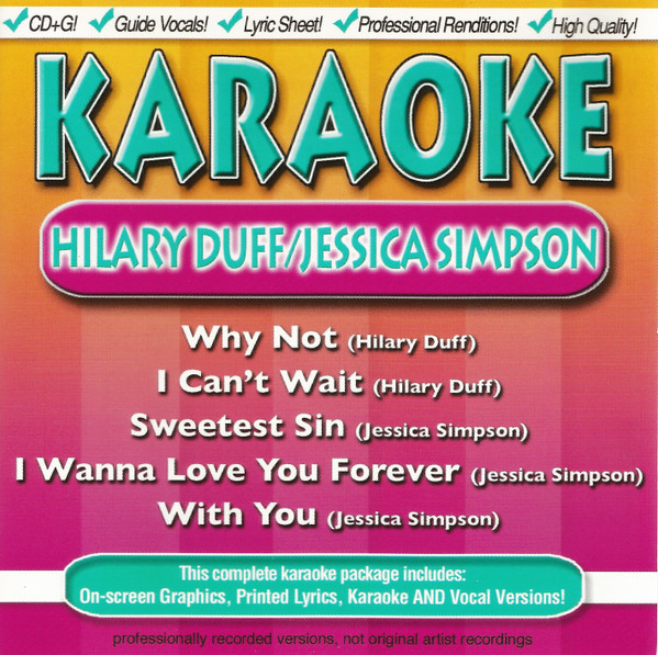 Karaoke Hilary Duff / Jessica Simpson