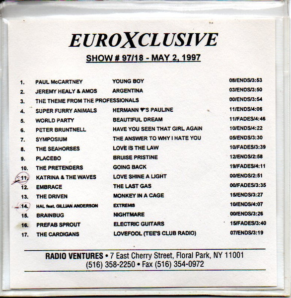 EuroXclusive - Show # 97/18